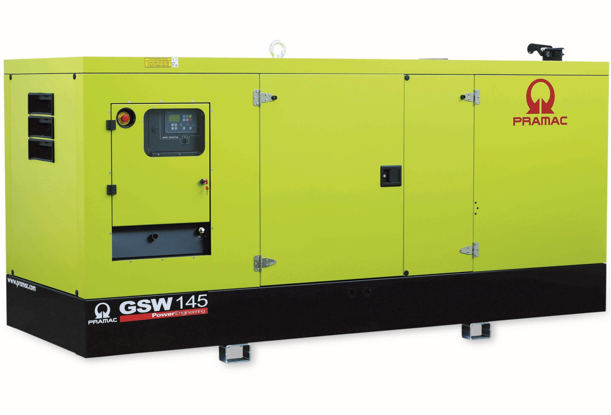Дизельный генератор Pramac GSW 145 V в кожухе