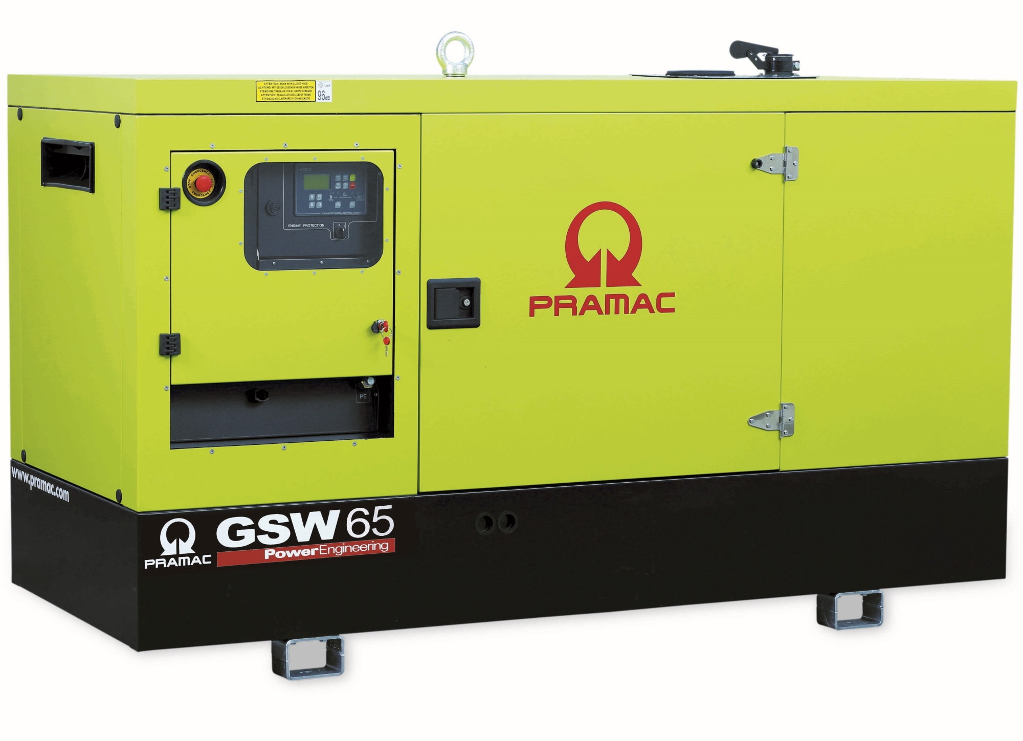Дизельный генератор Pramac GSW 65 I в кожухе